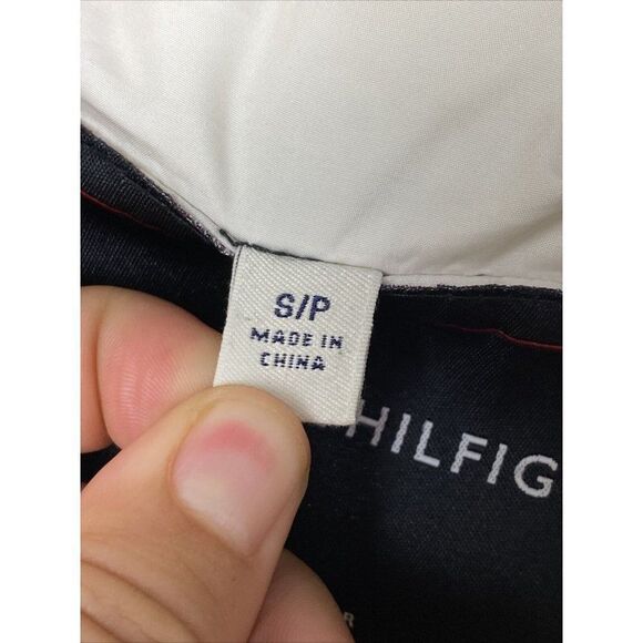 Small Tommy Hilfiger Outerwear Puffer Jacket Coat White + Hood Womens Small 2004 - Picture 4 of 12